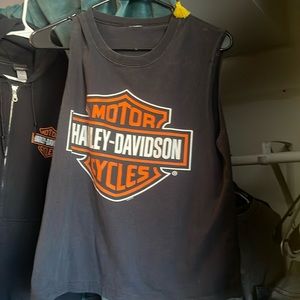 Harley Davidson cut off short